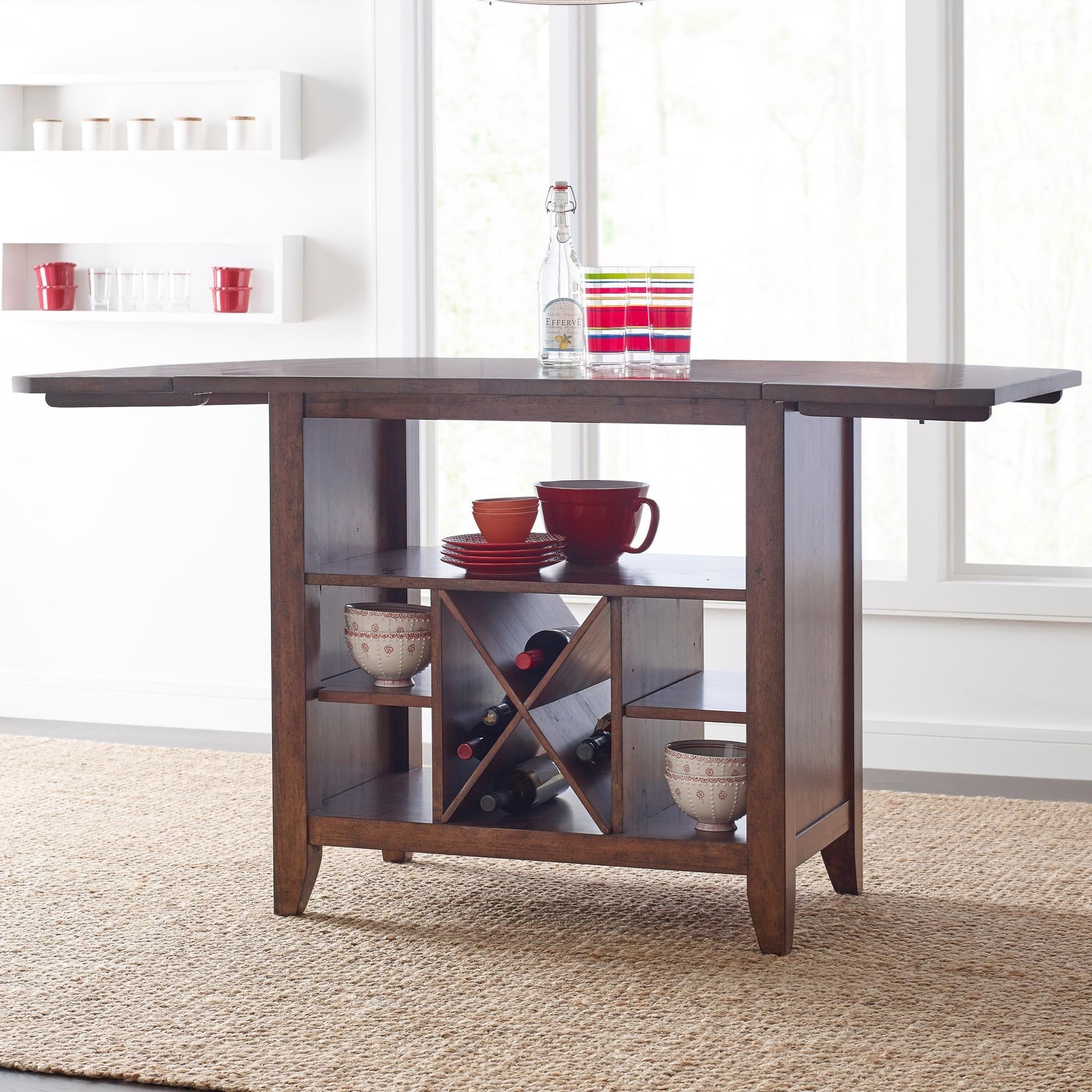 Kincaid Furniture The Nook Solid Wood Kitchen Island with Protected Top